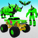 Cover Image of Download Rhino Robot Monster Truck Transform Robot Games 27 APK
