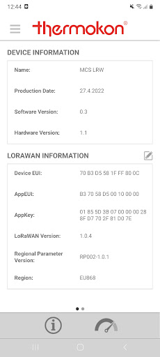 Thermokon LRWapp Screen 2
