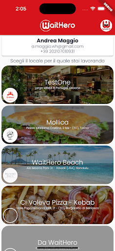 WHRO Waiter Screen 2
