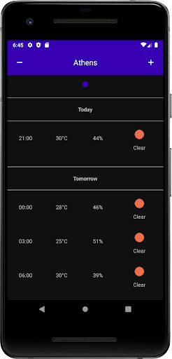 Global Weather Forecast Screen 2