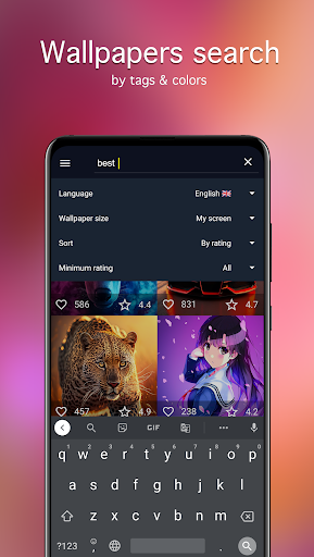 Screenshot of 4K Wallpapers – 7Fon