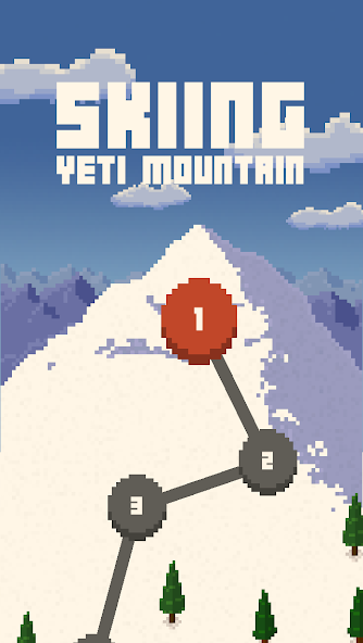 Skiing Yeti Mountain banner