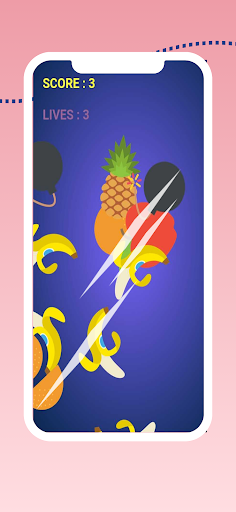 Android application Fruity Ninja screenshort