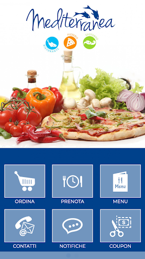 Android application Pizzeria Mediterranea screenshort