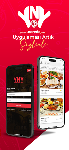 Android application Yemek Nerede Yenir screenshort