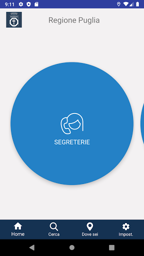Android application Regione Puglia - Orienteering screenshort