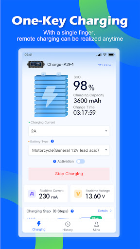 Android application WiFi Battery Charger screenshort