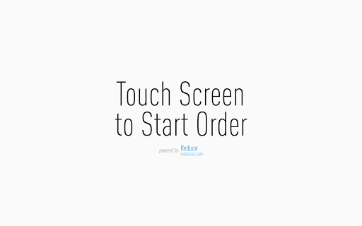 Android application Self Order - Reduce Labor screenshort