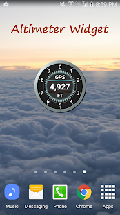 Altimeter & Altitude Widget Screenshot