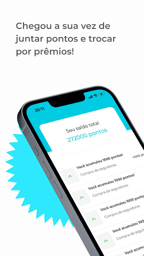 Android application +Visibilidade Rewards screenshort