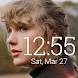 Taylor Swift Clock Widgets