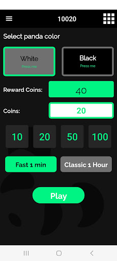 Android application PandaGames screenshort