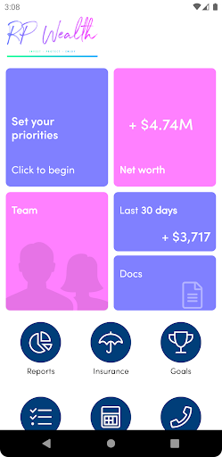 Android application RP Wealth Portal screenshort