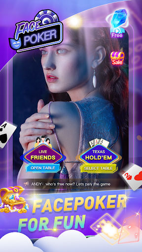 Face Poker - Live Texas Holdem Poker With Friends screenshots 1