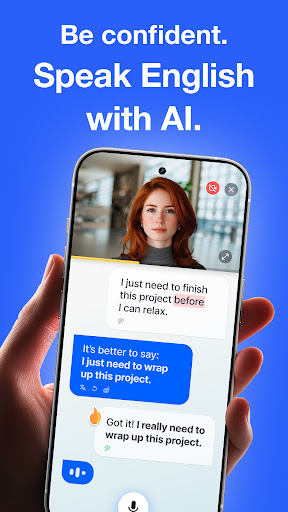 Speak English with Loora AI screenshot 1