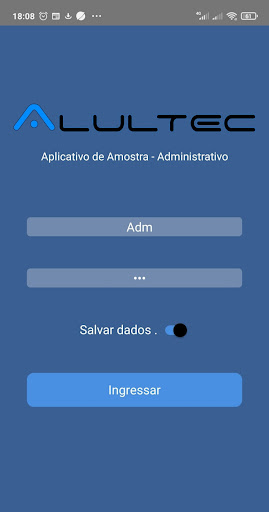 Android application Alultec Muestra Administrativo screenshort