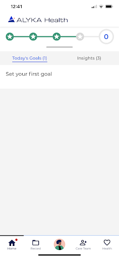 Android application ALYKA Health DEV01 screenshort
