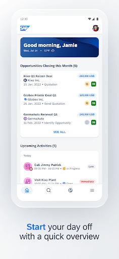 SAP Sales Cloud screenshot 0