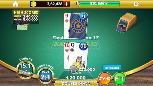 Android application Blackjack 21 Casino Royale screenshort