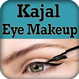 Kajal Eye Makeup With Face icon