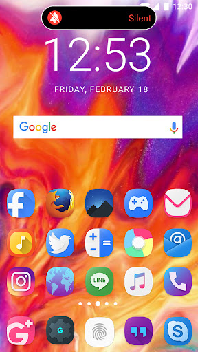 Dynamic island of Vivo V25 Screen 2