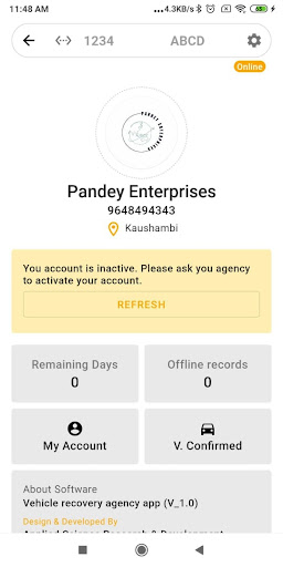 Android application Pandey Enterprises screenshort