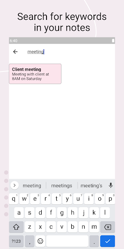 Blue - Collaborative notes Screen 3