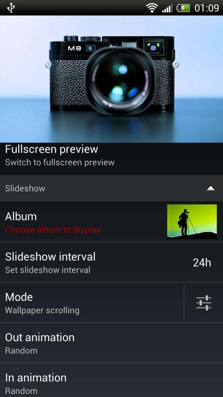 Android application Slideshow HD Live Wallpaper screenshort
