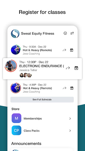 Sweat Equity Fit Screen 2
