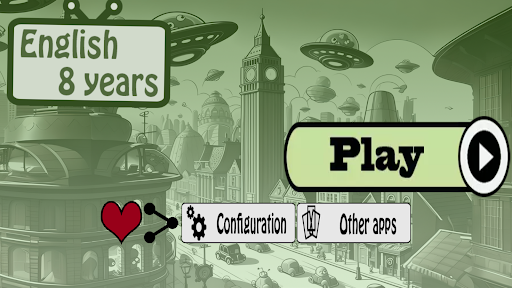 Android application English 8 years screenshort