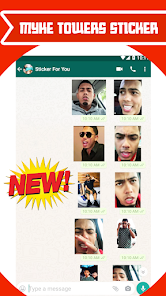 Captura 2 Myke Towers Stickers for Whats android