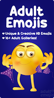 screenshot of Adult Emoji Sticker Keyboard f