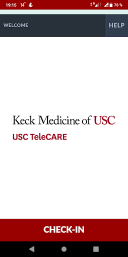 Android application USC TeleCARE screenshort