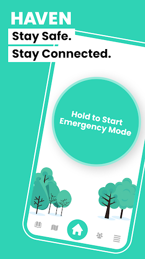 Android application Haven - Safety Alert & Locator screenshort