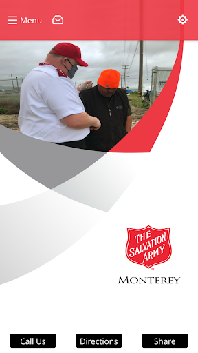Android application Salvation Army Monterey screenshort