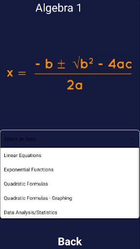 Formulaster Screen 2