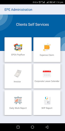 EPE Administration - Client Se Screen 3
