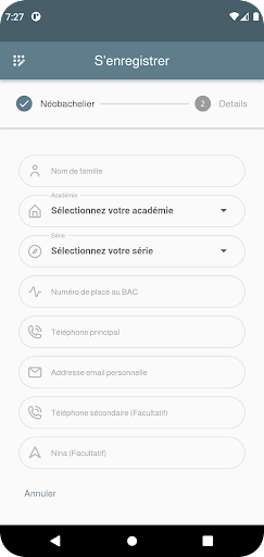 Android application Campus Mali screenshort