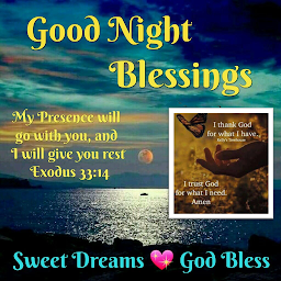 Slika ikone Good Night Blessings & Prayers