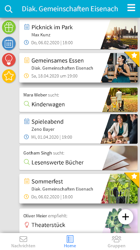 Android application Diak. Gemeinschaften Eisenach screenshort