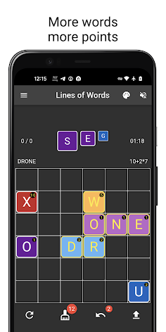 Lines of Words - Screenshot 2