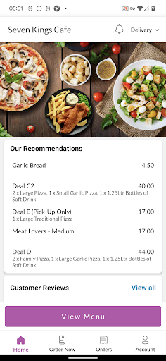 Seven Kings Cafe Screen 2