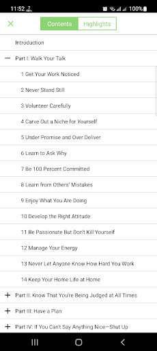 Android application The Rules of Work screenshort