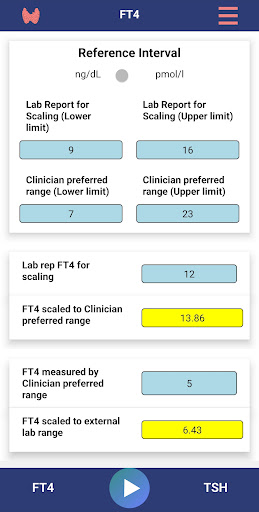 ThyroConvert Screen 2