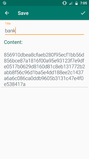 HexaText Encryption Screen 3