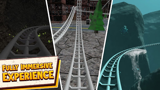 VR Roller Coaster Crazy Rider screenshots 1