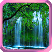 Air Terjun Gambar Animasi HD