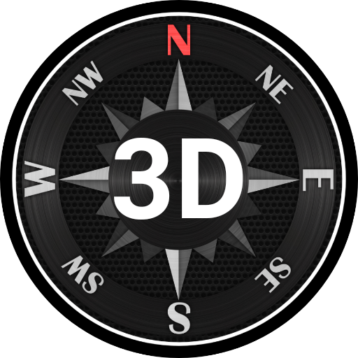 Compass Steel 3D  Icon