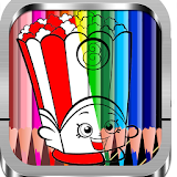 Coloring Pages Shopkins kids icon