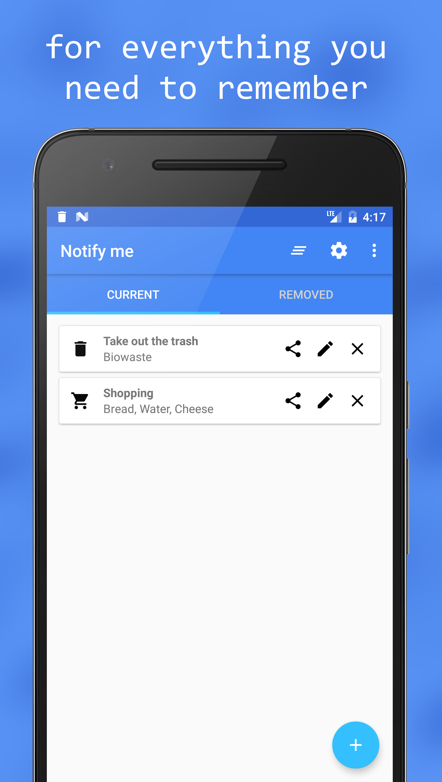 Android application Notify me - Notification Reminder screenshort